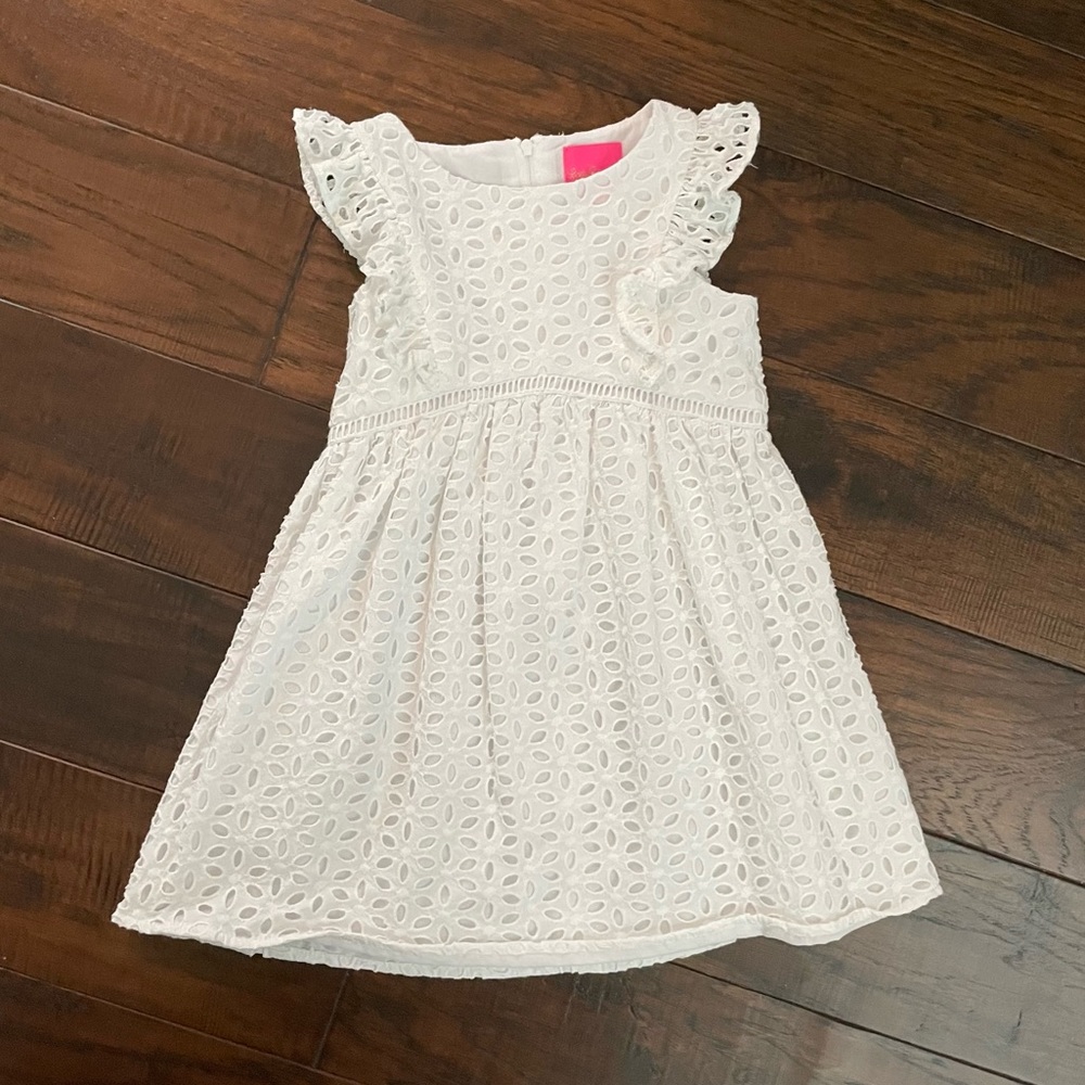 Lilly Pulitzer White Eyelet Dress 4T